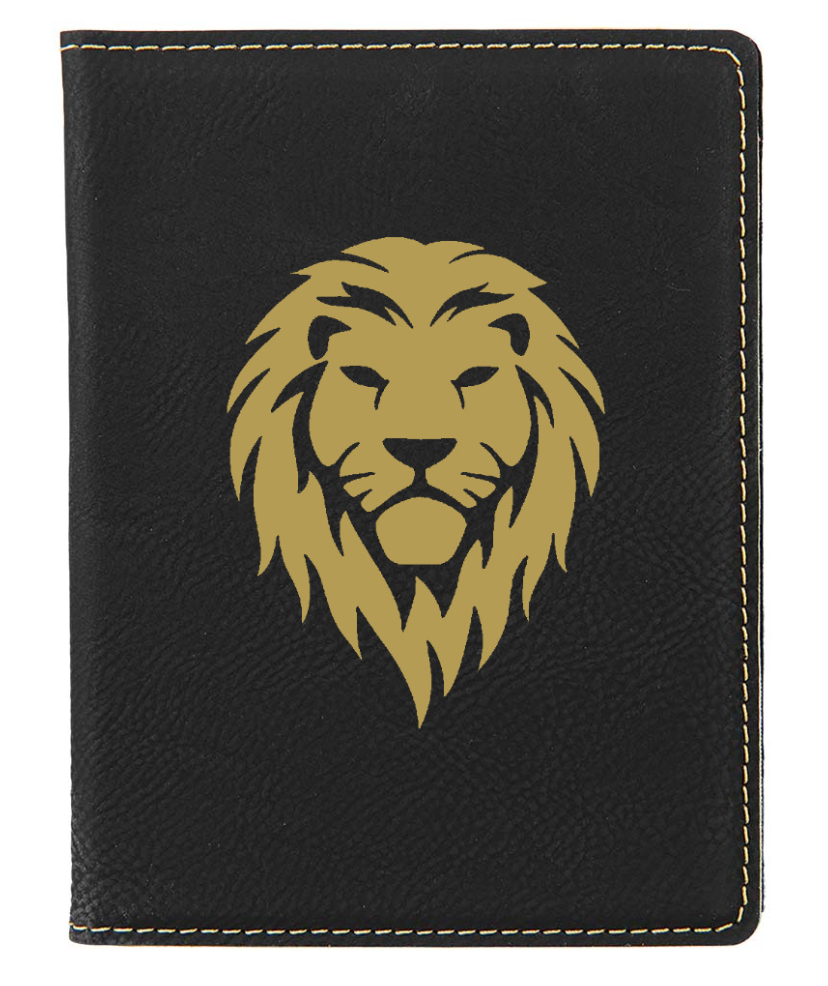 Lions Head Passport Cover